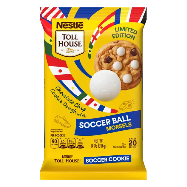 Toll House Soccer Ball Morsel Chocolate Chip Cookie Dough