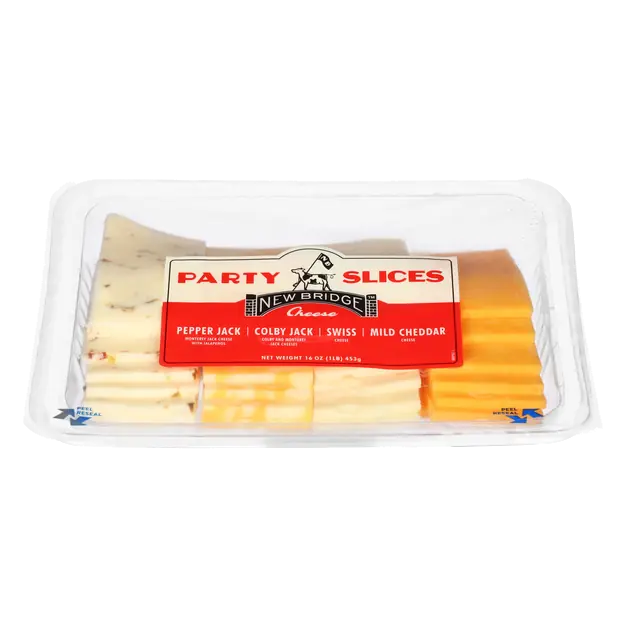 Party Slices Assorted Cheese Slices