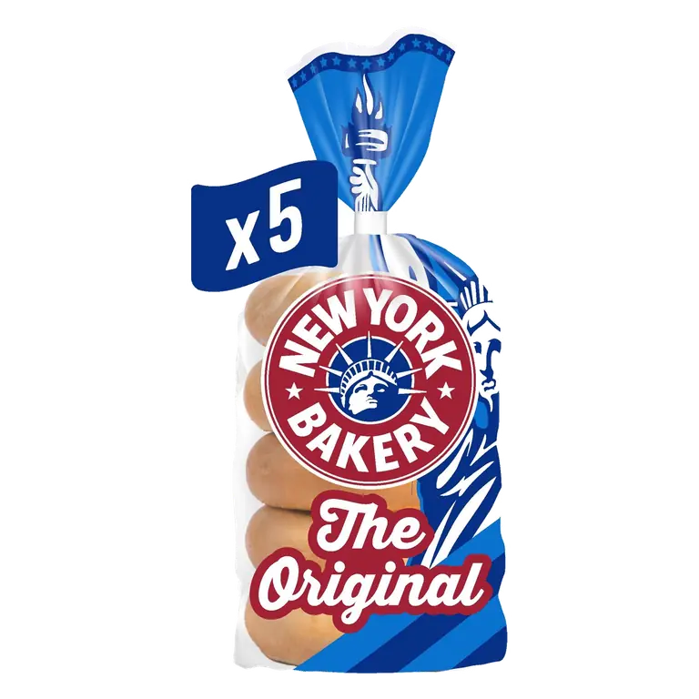 New York Bakery Co. Original Bagels 5 Pack