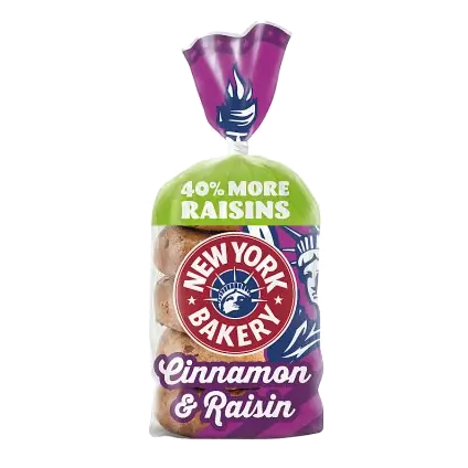 Cinnamon & Raisin Bagels