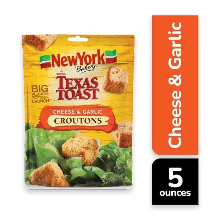 Bakery Texas Toast Cheese and Garlic Croutons