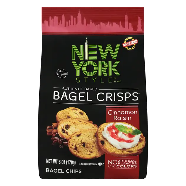 Cinnamon Raisin Bagel Crisps