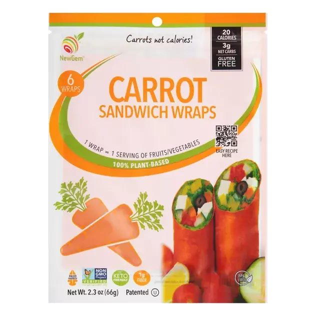 Carrot Sandwich Wraps