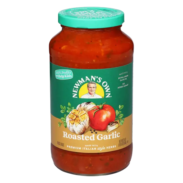 Gluten Free No Added Sugar Roasted Garlic Pasta Sauce