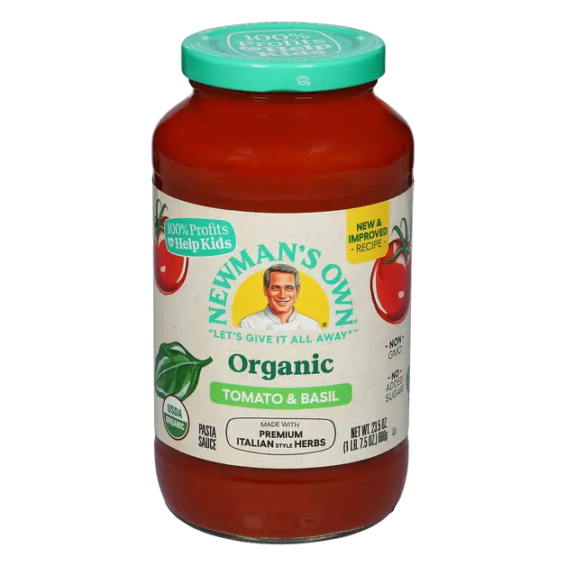 Organic Gluten Free Tomato & Basil Pasta Sauce