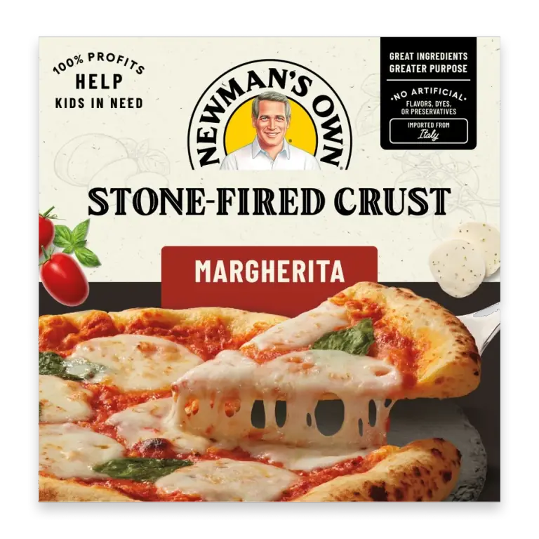 Stone-Fired Crust Margherita Frozen Pizza, Imported from Italy