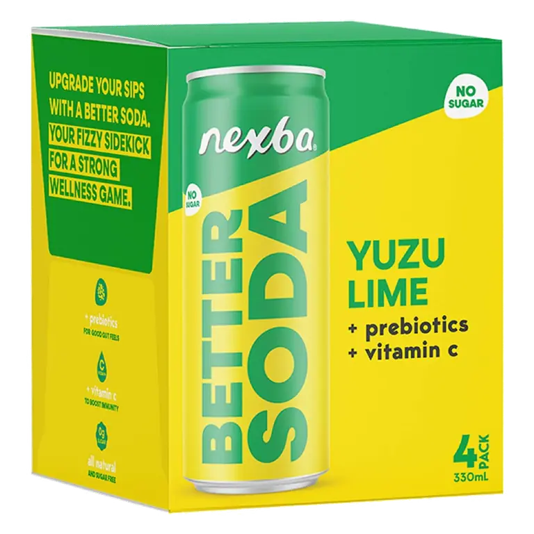 Better Soda Yuzu Lime Cans