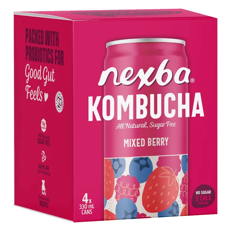 Kombucha Mixed Berry Drink Cans