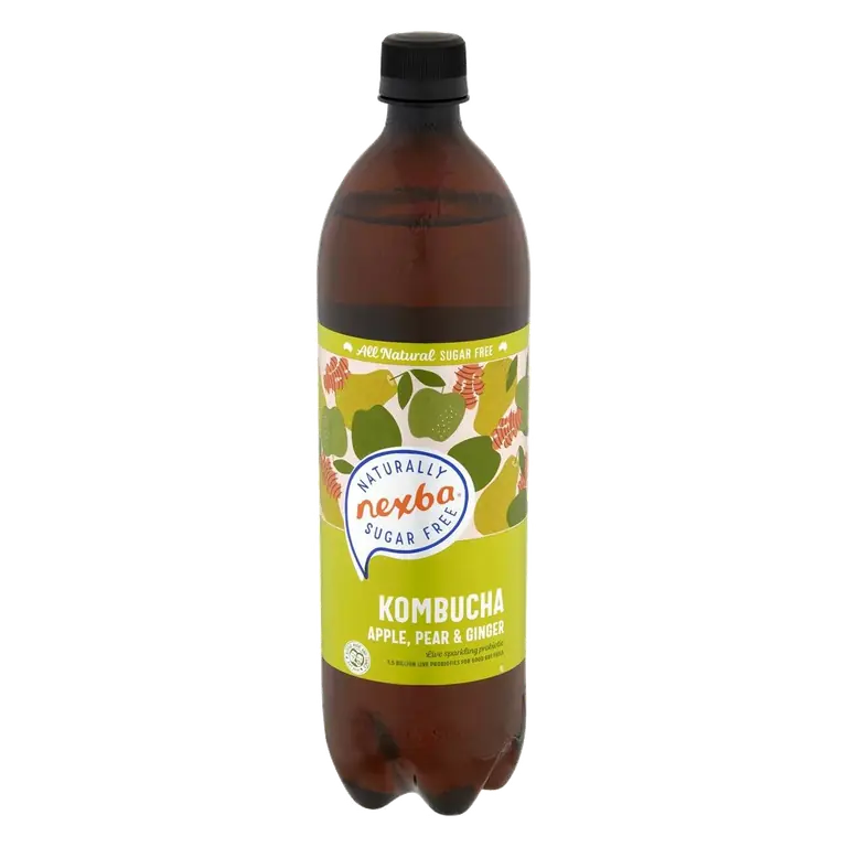 Sugar Free Kombucha Apple Pear & Ginger