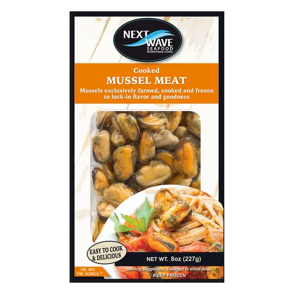 Farm Raised Cooked Mussel Meat Frozen