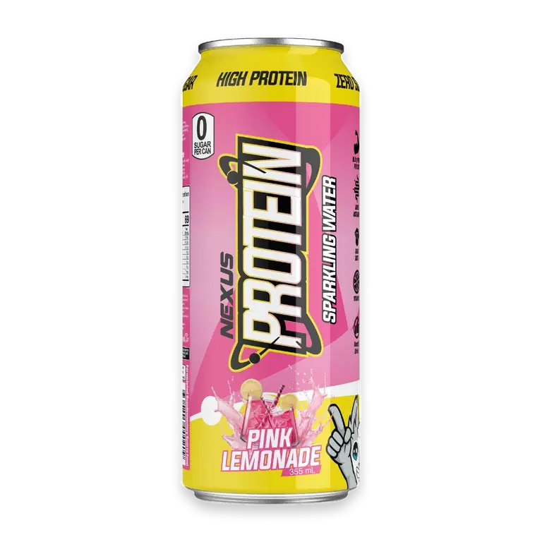 Super Protein Sparkling Water Pink Lemonade