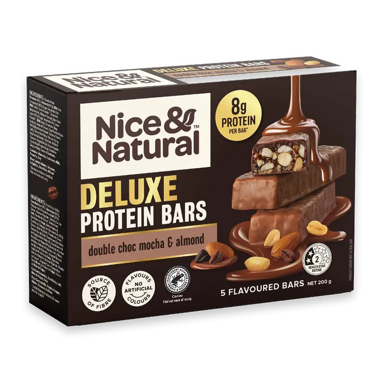 Deluxe Protein Bars Double Choc Mocha & Almond