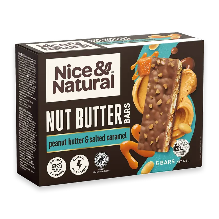 Nut Butter Bars Peanut Butter & Salted Caramel