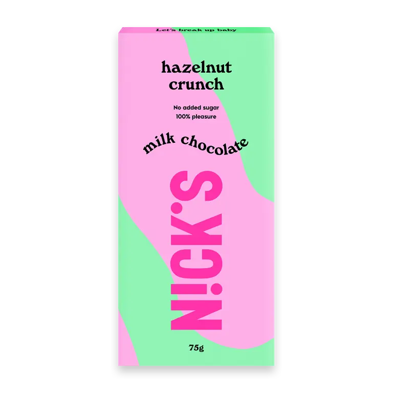 Mjölkchoklad hasselnötscrunch 75g