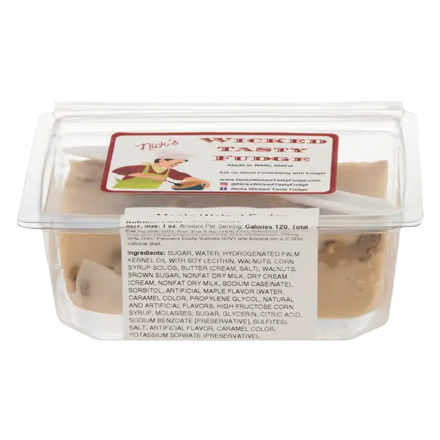 Nick's Maple Walnut Wicked Tasty Fudge