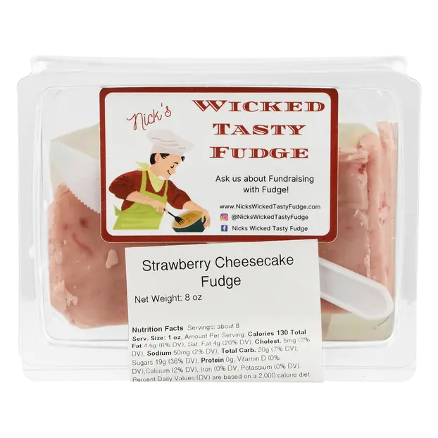 Nick's Strawberry Cheesecake Fudge