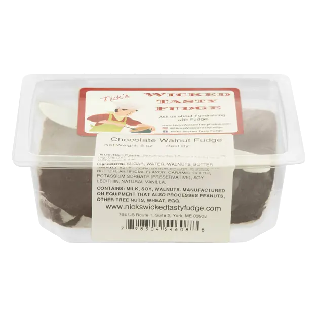 Nick's Wicked Tasty Chocolate Walnut Fudge