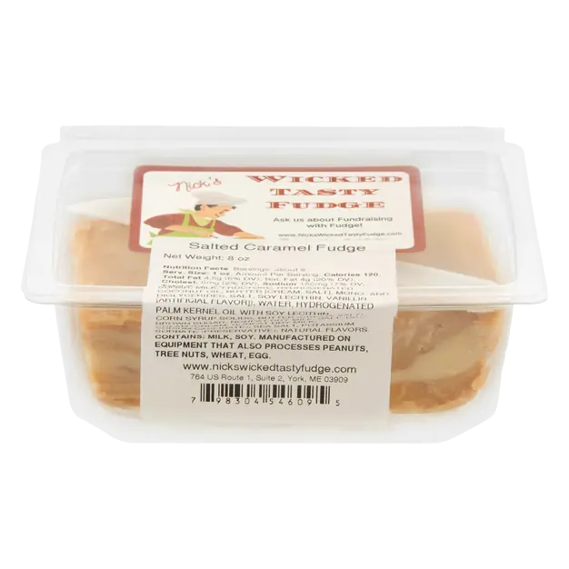 Nick's Wicked Tasty Salted Caramel Fudge