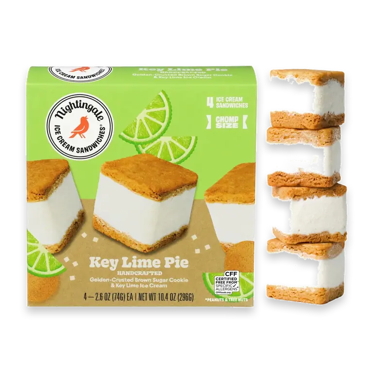Ice Cream Sandwiches Key Lime Pie Chomp Size