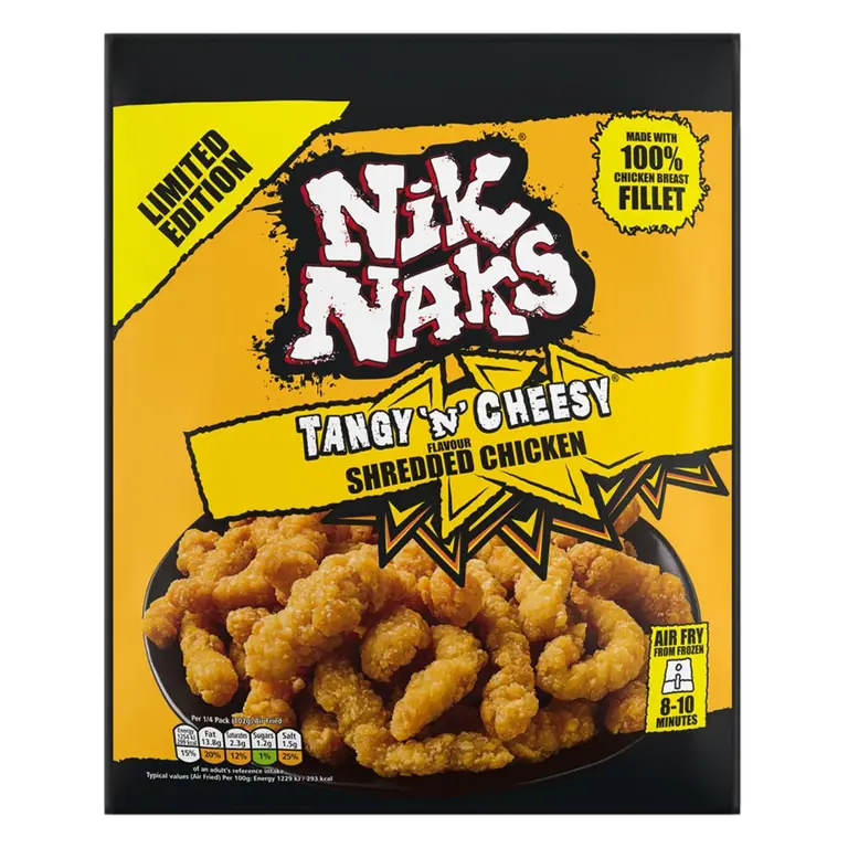 Nik Naks Tangy 'n' Cheesy® Flavour Shredded Chicken 450g