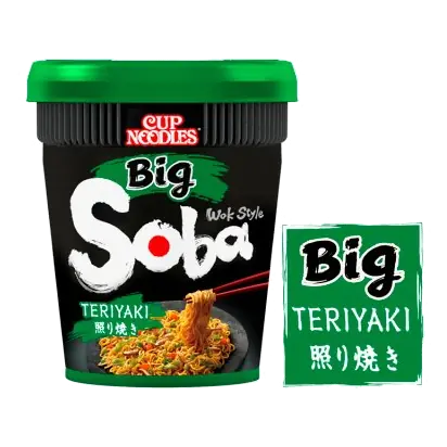 Big Soba Teriyaki Wok Style Noodle Pot