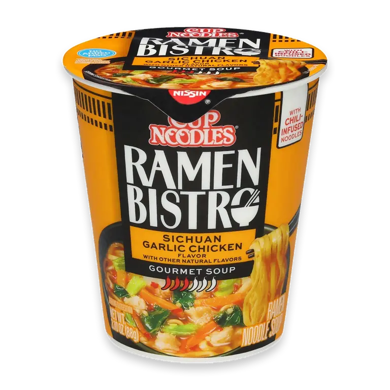 Cup Noodles Bistro Sicchuan Garlic Chicken Ramen