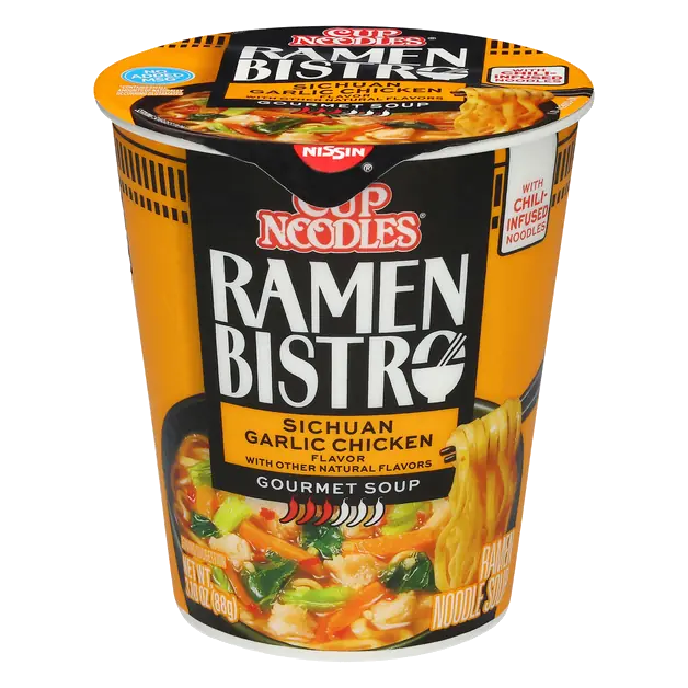 Cup Noodles Ramen Bistro Sichuan Garlic Chicken Soup