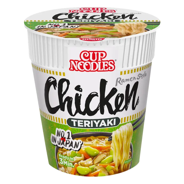 Nissin Cup Noodles Chicken Teriyaki Instant Ramen Style Pot 70g