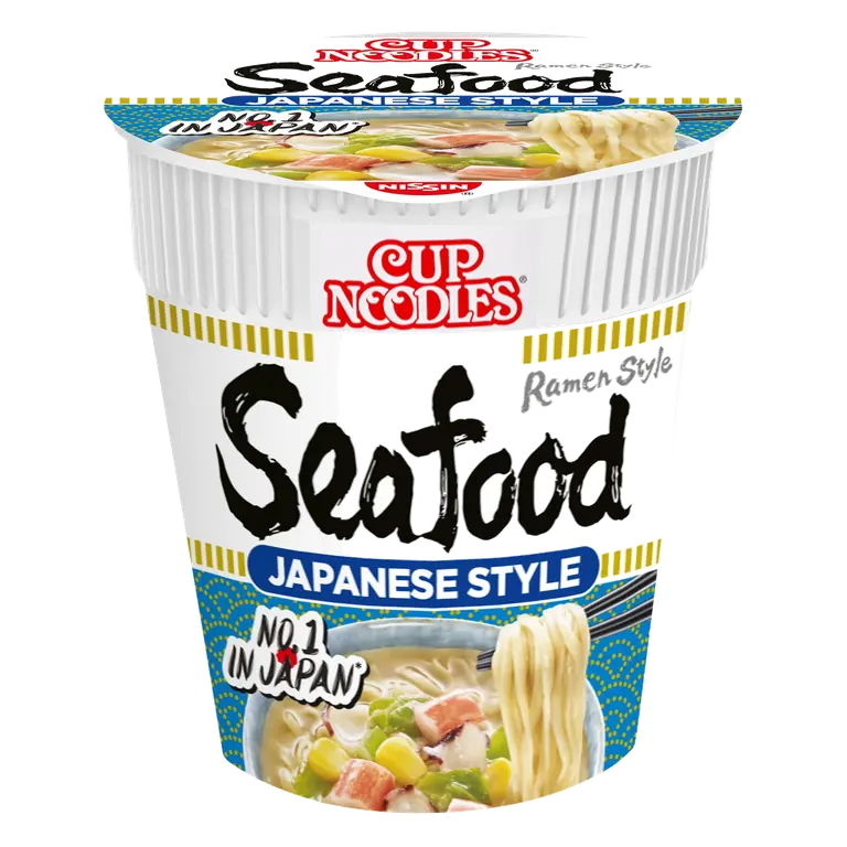 Nissin Cup Noodles Seafood Instant Ramen Style Pot 75g