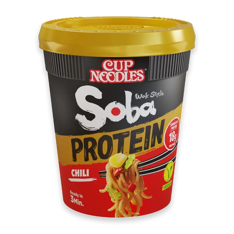 Snabbnudlar Soba Protein Chili