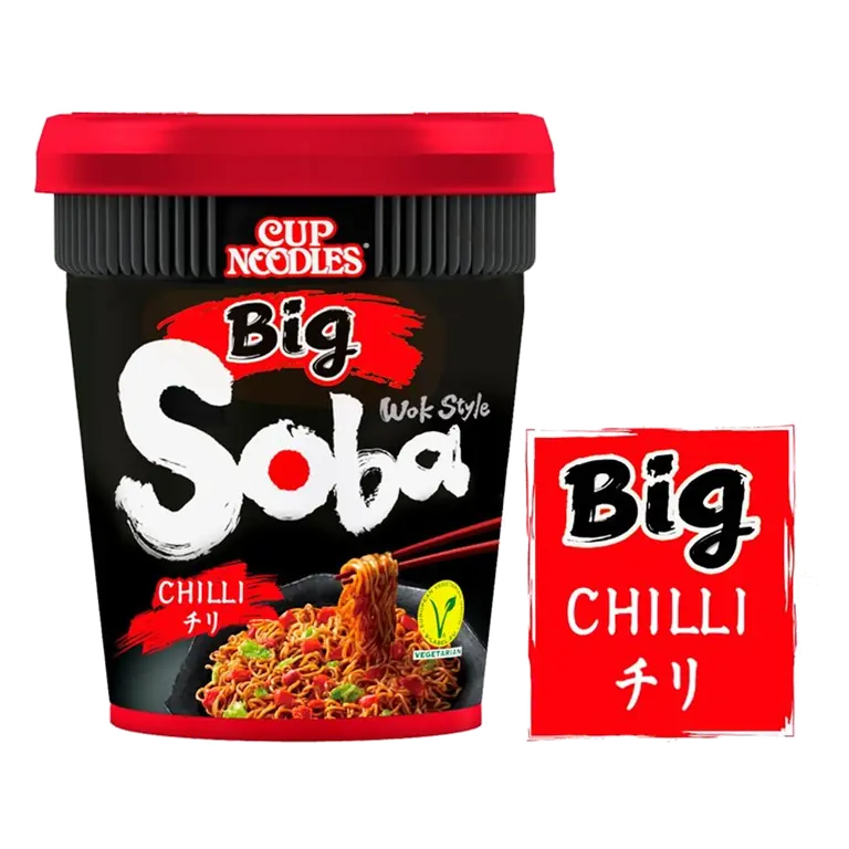 Soba Big Chilli Instant Wok Style Noodles Pot 115g