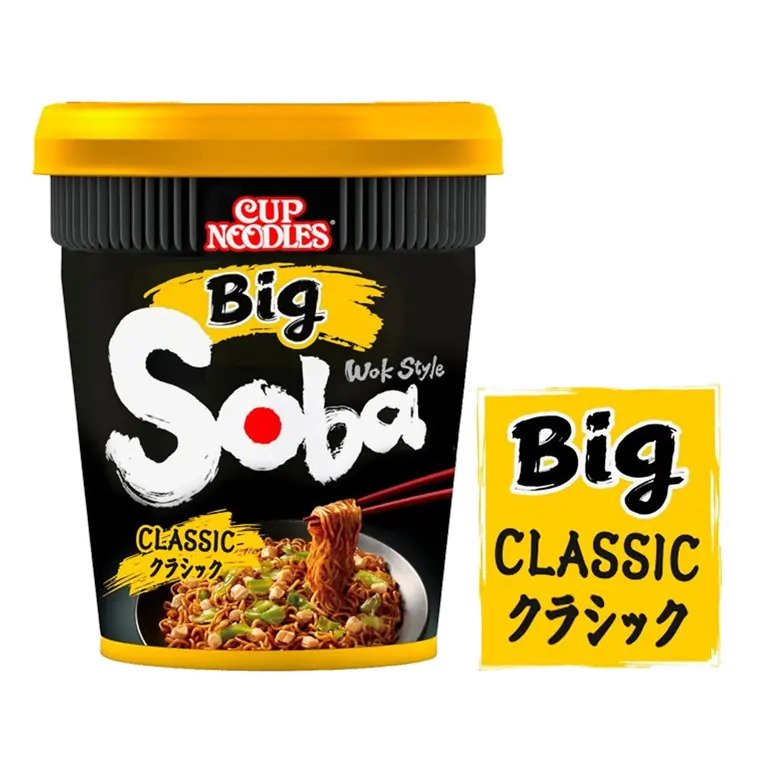 Soba Big Classic Instant Wok Style Noodles Pot 113g