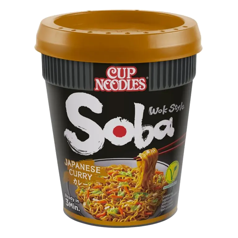 Soba Japanese Curry Instant Wok Style Noodles Pot 90g