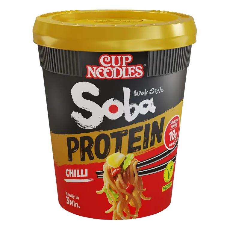 Soba Protein Chilli Instant Wok Style Noodles Pot 93g