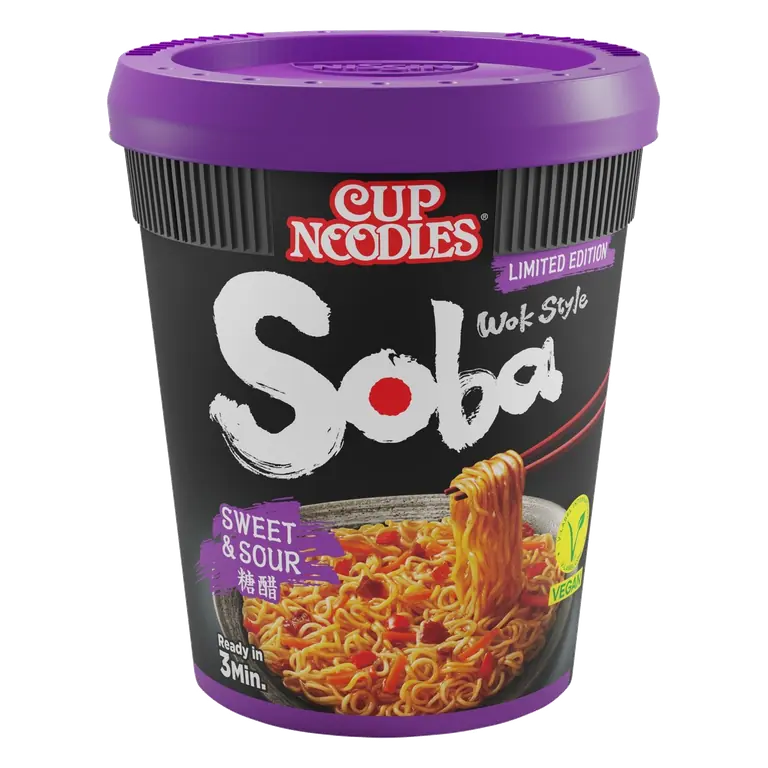 Soba Sweet & Sour Instant Wok Style Noodles Pot 88g