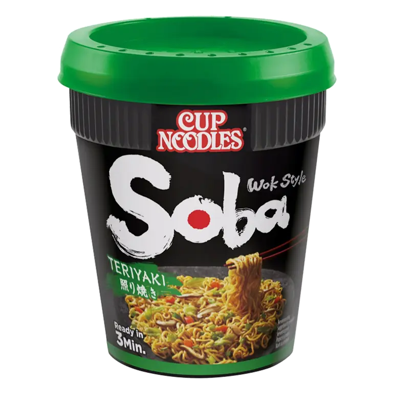 Soba Teriyaki Wok Style Instant Cup Noodles Pot 90g