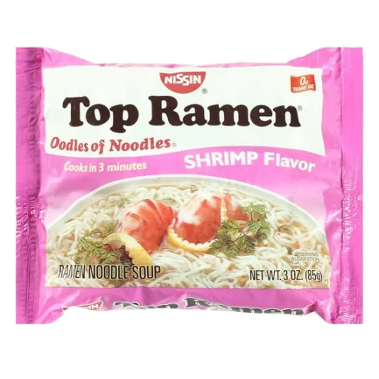 the Original Shrimp Flavor Ramen Noodle Soup