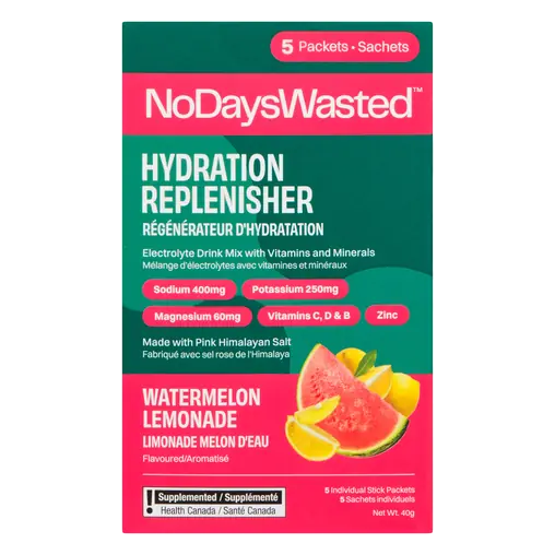 Drink Mix Hydration Replenisher Watermelon Lemonade 5 x 8 g
