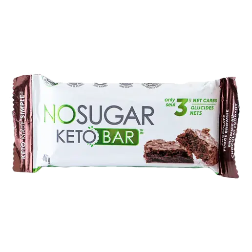 Vegan Keto Bar Chocolate Fudge Brownie 40 g