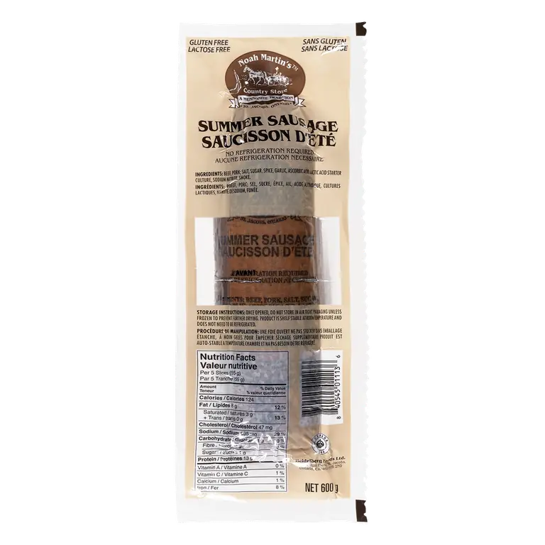 Summer Sausage Market Chub 600 g