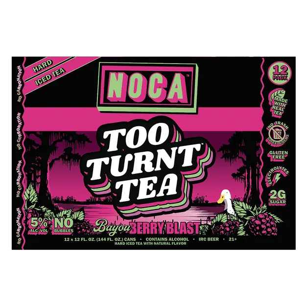 Bayou Berry Blast Too Turnt Hard Iced Tea - 12 pk