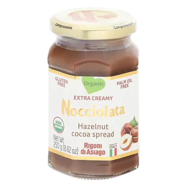 Hazelnut Cocoa Spread, Organic, Gluten Free, Extra Creamy