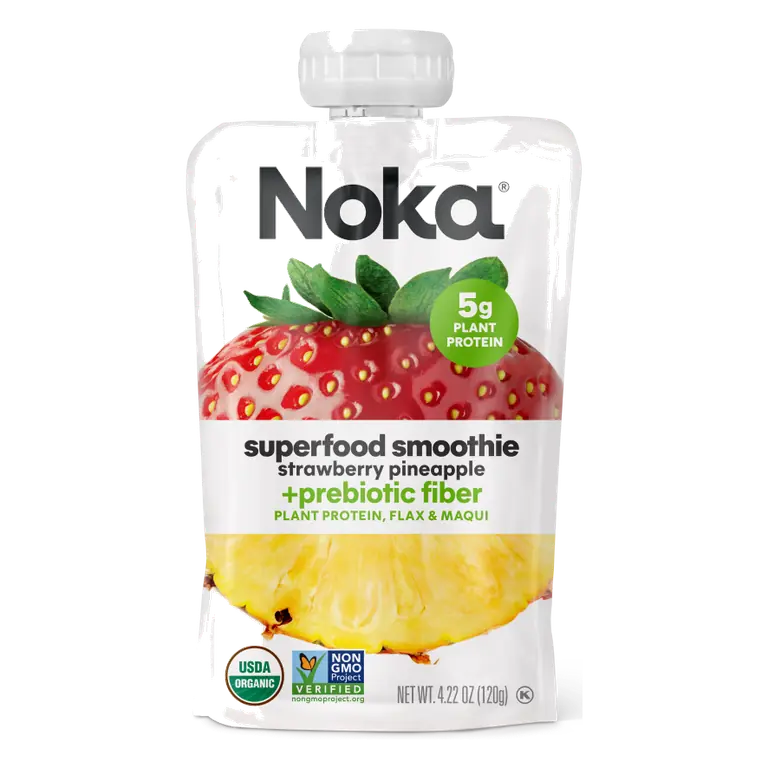 Organic Strawberry, Pineapple Superfood Smoothie