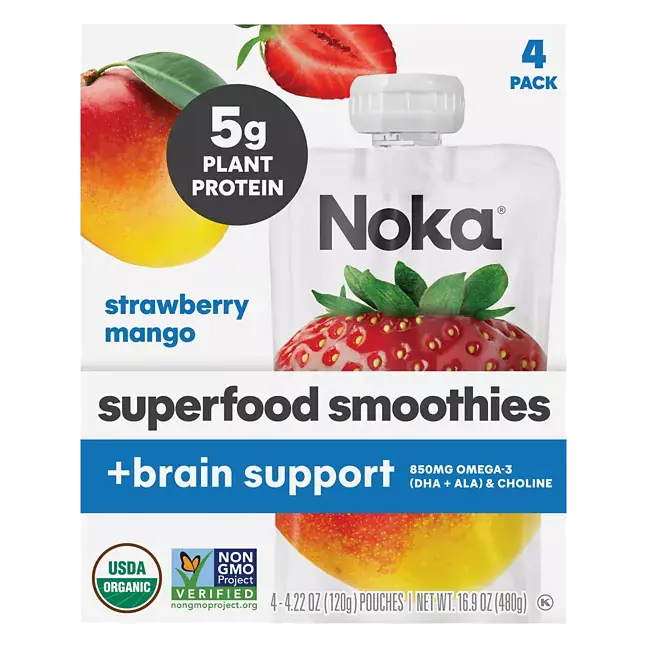 Superfood Smoothies, Strawberry Mango 4pack