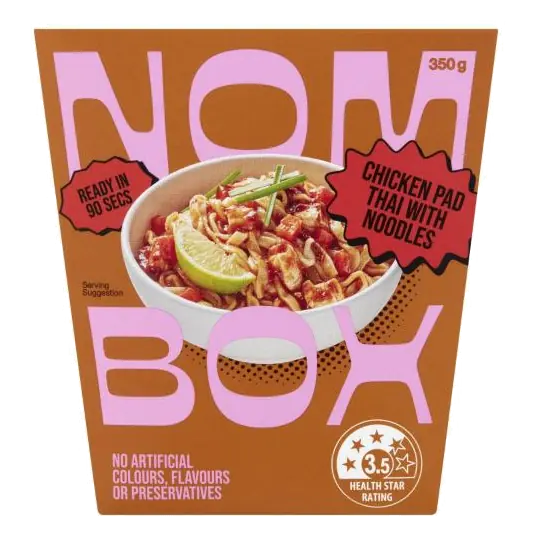Meal Box Chicken Pad Thai With Noodles