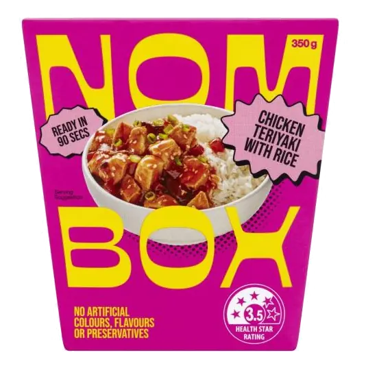 Meal Box Teriyaki Chicken With Rice