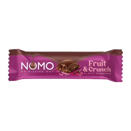 Vegan Fruit & Crunch Chocolate Bar