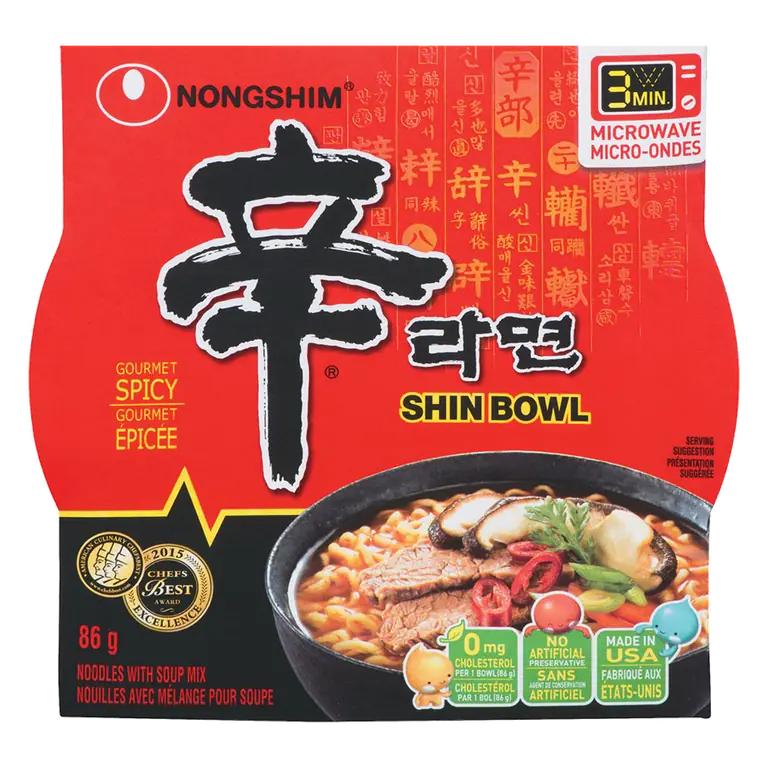 Instant Noodle Soup Shin Bowl 86 g