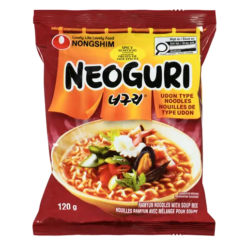 Neoguri Instant Noodles Spicy Seafood 120 g