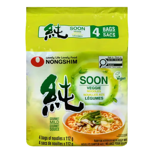 Vegan Instant Noodle Soup Veggie Mild 448 g